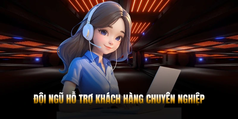Đội ngũ hỗ trợ khách hàng chuyên nghiệp