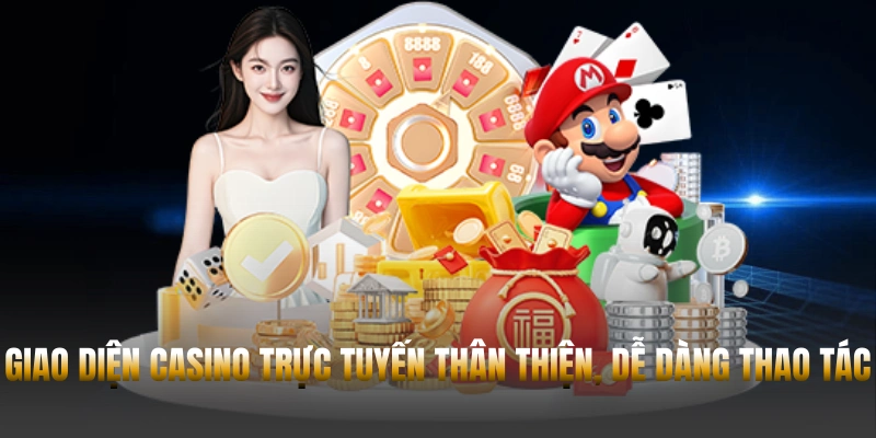 Giao diện casino PG88 thân thiện, dễ dàng thao tác